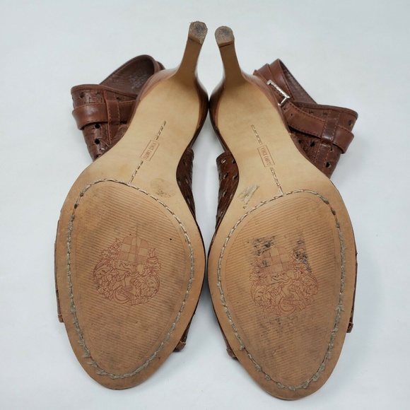 Vince Camuto Shoes | Vince Camuto Karsten Leather Weave Heel Sandal